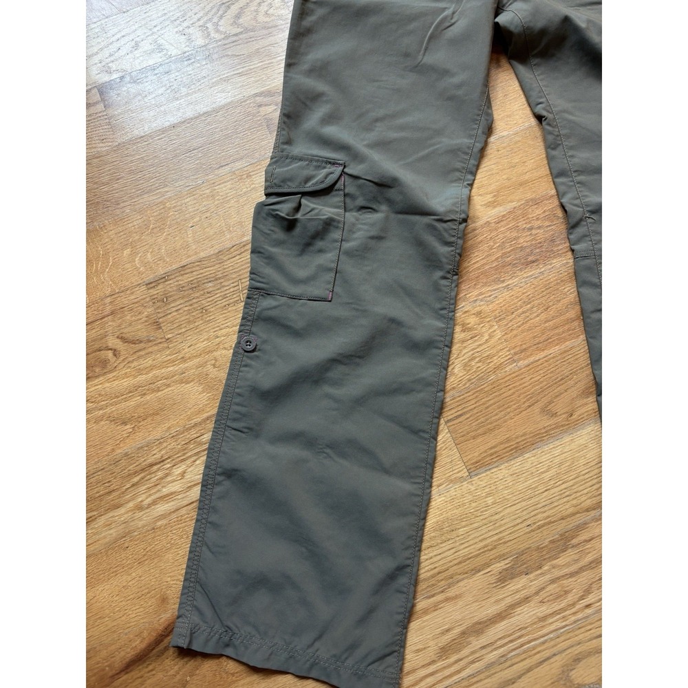 Patagonia Women's Byway Cargo Pant Sz 8 Convertible Seaweed Green Iridescent - Picture 6 of 10